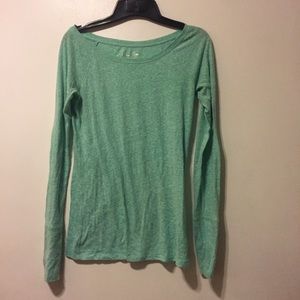 Light Green Long Sleeve Top